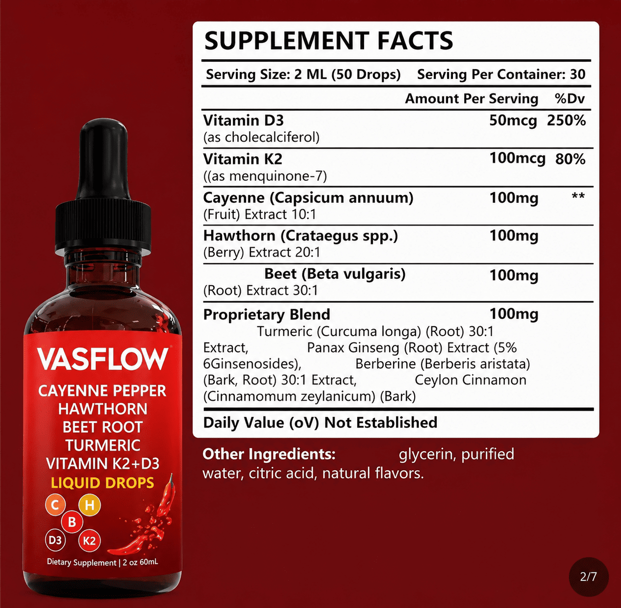 cayenne pepper hawthorn beet root turmeric liquid drops - 6