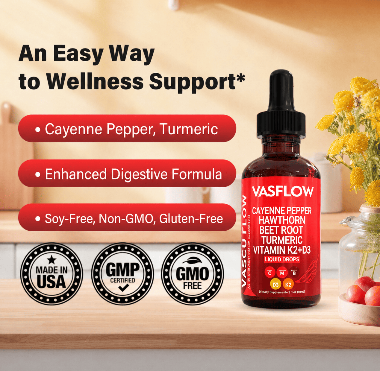 cayenne pepper hawthorn beet root turmeric liquid drops - 2