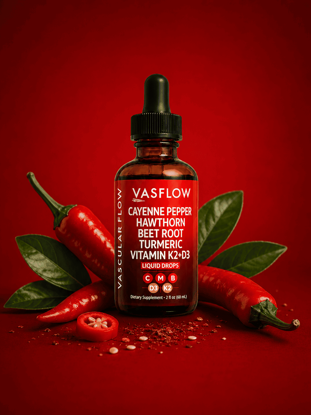 cayenne pepper hawthorn beet root turmeric liquid drops - 0